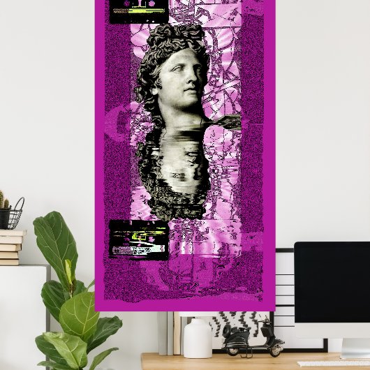 paarsア ポ ロ poster (Thuiskantoor)