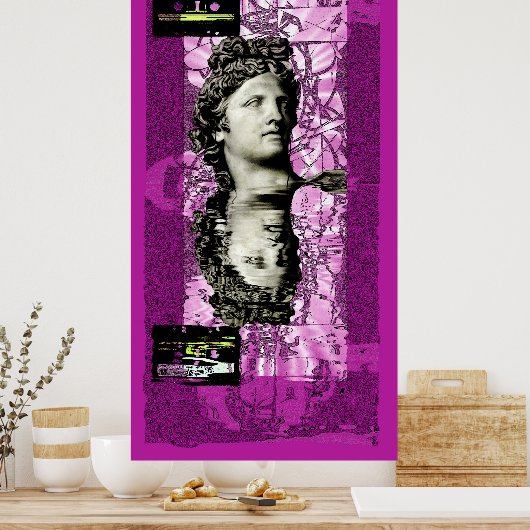 paarsア ポ ロ poster (Keuken)