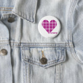 Paars 2 ronde button 5,7 cm (In situ)