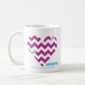 Paars 2 van de zigzag koffiemok (Links)