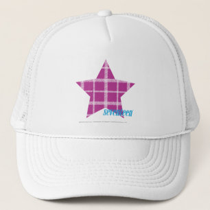 Paars 3 trucker pet