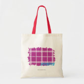 Paars 4 tote bag (Voorkant)