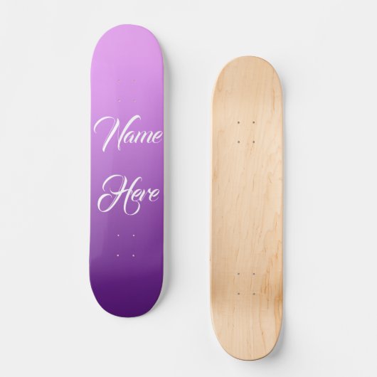 Paars aangepast skateboard (Voorkant)
