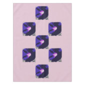 Paars aangepast tablet Tafelkleed (Voorkant)