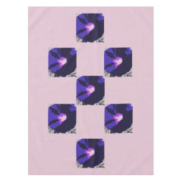 Paars aangepast tablet Tafelkleed