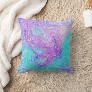 Paars Abstract Aqua Kussen