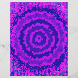 Paars Abstract Bloem Scrapbook Papier 2-zijdig Pag