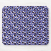 Paars Abstract Dierenprint Muismat (Voorkant)