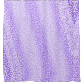 Paars Abstract douchetriem Douchegordijn (Voorkant)