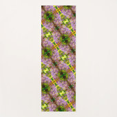 Paars Abstract fluitpatroon Wisteria Flower Yogamat (Voorkant)