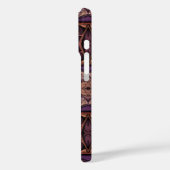 Paars Abstract Glas in lood Pattern Rennie Mac Case-Mate iPhone Case (Achterkant / Links)