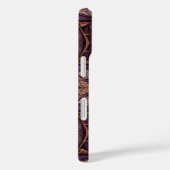 Paars Abstract Glas in lood Pattern Rennie Mac Case-Mate iPhone Case (Achterkant / Rechts)