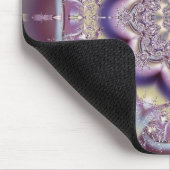 Paars Abstract kunstontwerp Muismat (Hoek)