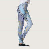 Paars abstract leggings (Rechts)
