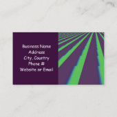 Paars Abstract modern design Visitekaartje (Achterkant)