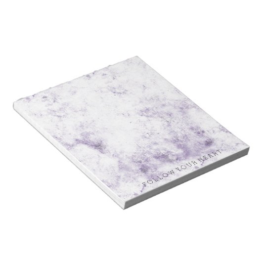 Paars Abstract Notitieblok (Schuin)