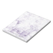 Paars Abstract Notitieblok (Linkerzijde)