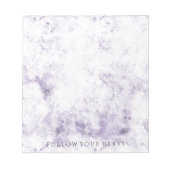 Paars Abstract Notitieblok (Voorkant)