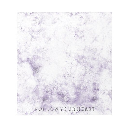 Paars Abstract Notitieblok (Voorkant)