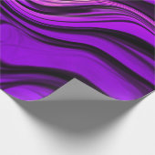 Paars abstract ontwerp cadeaupapier (Hoek)