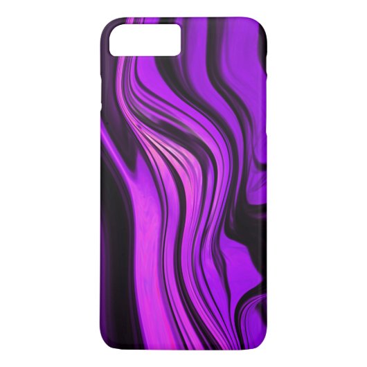 Paars abstract ontwerp Case-Mate iPhone case (Achterkant)