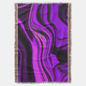 Paars abstract ontwerp deken (Voorkant Verticaal)