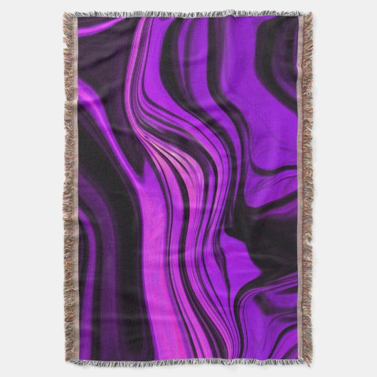 Paars abstract ontwerp deken (Voorkant Verticaal)