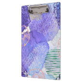 Paars abstract ontwerp klembord (Links)