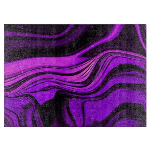 Paars abstract ontwerp snijplank (Voorkant)