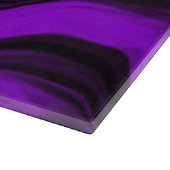 Paars abstract ontwerp snijplank (Hoek)