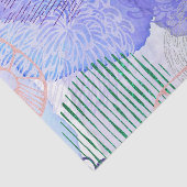 Paars abstract ontwerp tissuepapier (Detail)