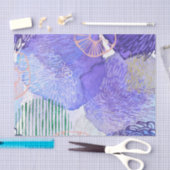 Paars abstract ontwerp tissuepapier (Craft)