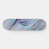 Paars abstract persoonlijk skateboard (Horizontaal)
