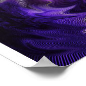 Paars Abstract Poster (Hoek)