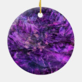 Paars Abstract Sterrenstelsel Ornament (Achterkant)