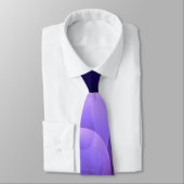 Paars Abstract Stropdas V2 (Gebonden)