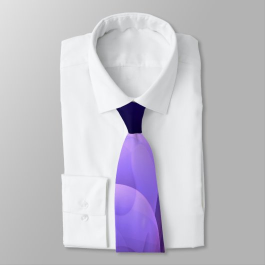 Paars Abstract Stropdas V2 (Gebonden)