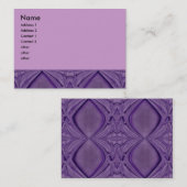 paars abstract visitekaartje (Voorkant / Achterkant)