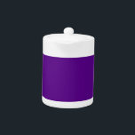 Paars Accent Color Decor Background  Theepot<br><div class="desc">Dit aangepaste product is beschikbaar in een stevig paars kleurendecor voor uzelf of als cadeau om altijd een indruk te maken. Klik op de knop "Aanpassen!" of klik op de link die u op deze productpagina vindt om een set gebruiksvriendelijke ontwerpgereedschappen weer te geven om dit product aan te passen...</div>