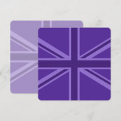 Paars Accent Union Jack Decor (Voorkant / Achterkant)