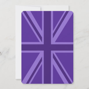 Paars Accent Union Jack Decor