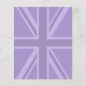 Paars Accent Union Jack Decor Flyer (Achterkant)