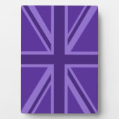 Paars Accent Union Jack Decor Fotoplaat (voorkant)