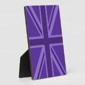 Paars Accent Union Jack Decor Fotoplaat (Zijkant)