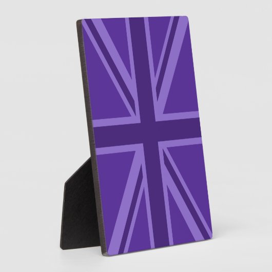 Paars Accent Union Jack Decor Fotoplaat (Zijkant)
