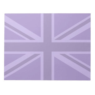 Paars Accent Union Jack Decor Notitieblok
