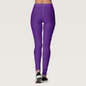 Paars actief leggings (Achterkant)
