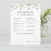 Paars advies en voorspellingen over de Baby van wi Kaart (Staand voorkant)