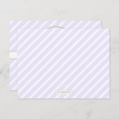 Paars advies van het Baby shower voor mamma (Voorkant / Achterkant)