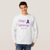 paars_afbeelding, Chiari Survivor , sinds 2004 T-shirt (Voorkant volledig)